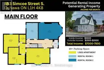 853 Simcoe Street, Oshawa (Lakeview), Ontario L1H4K8, ,3 BathroomsBathrooms,Commercial,For Sale,Simcoe,E9378364