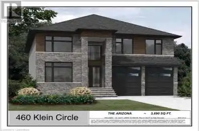 460 KLEIN Circle Unit# LOT Ancaster Ontario L9B2T3