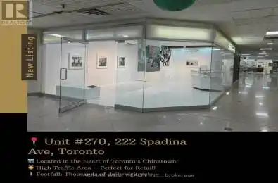 222 Spadina Avenue Unit# 270 Toronto (Kensington-Chinatown) Ontario M5