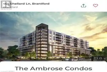 401 SHELLARD Lane Unit# 602, Brantford, Ontario N3T5L5, 2 Bedrooms Bedrooms, ,2 BathroomsBathrooms,Condo,For Sale,SHELLARD,40667430