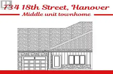 734 18TH Street Unit# 734 Hanover Ontario N4N0C5