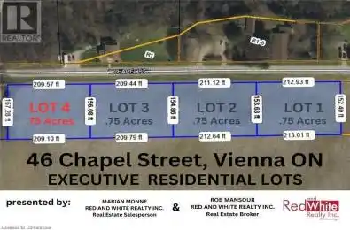 4 CHAPEL Street Unit# LOT Vienna Ontario N0J1Z0