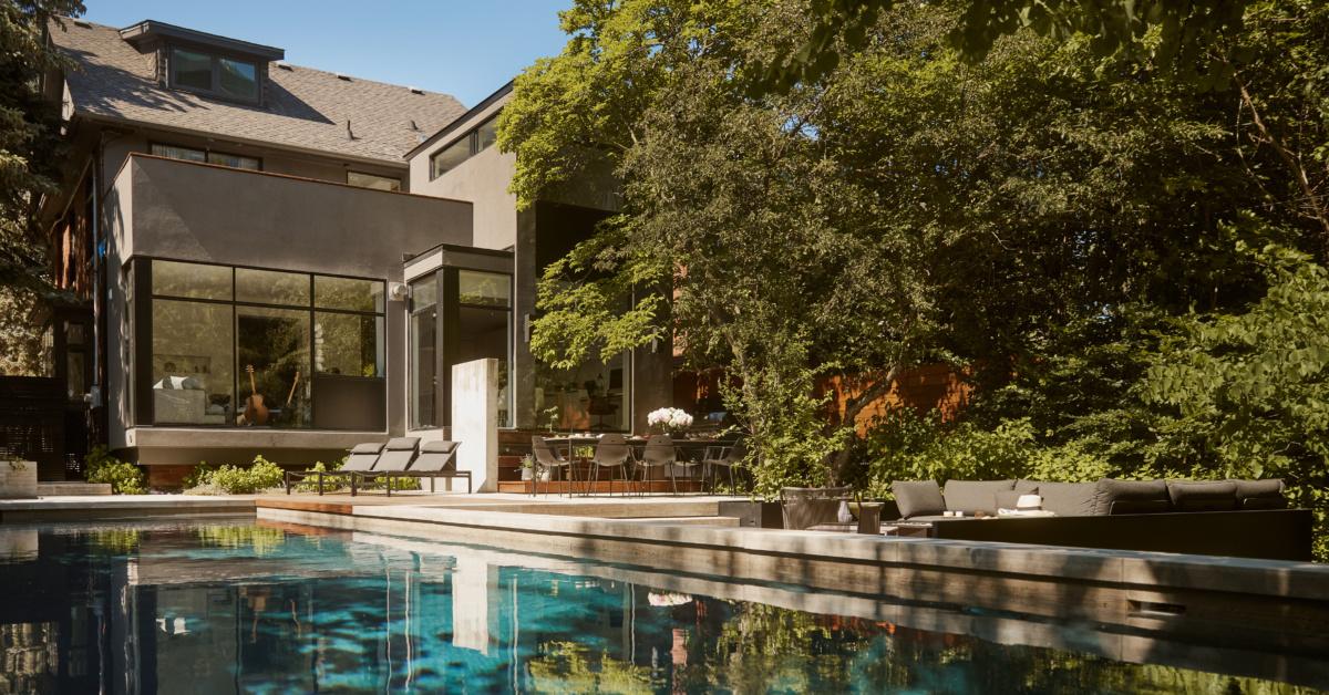 This Forest Hill family remade their overgrown backyard into a wood-and-concrete oasis